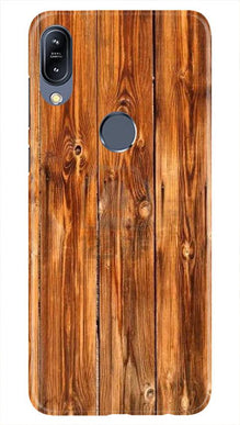 Wooden Texture Mobile Back Case for Asus Zenfone Max Pro M2 (Design - 376)