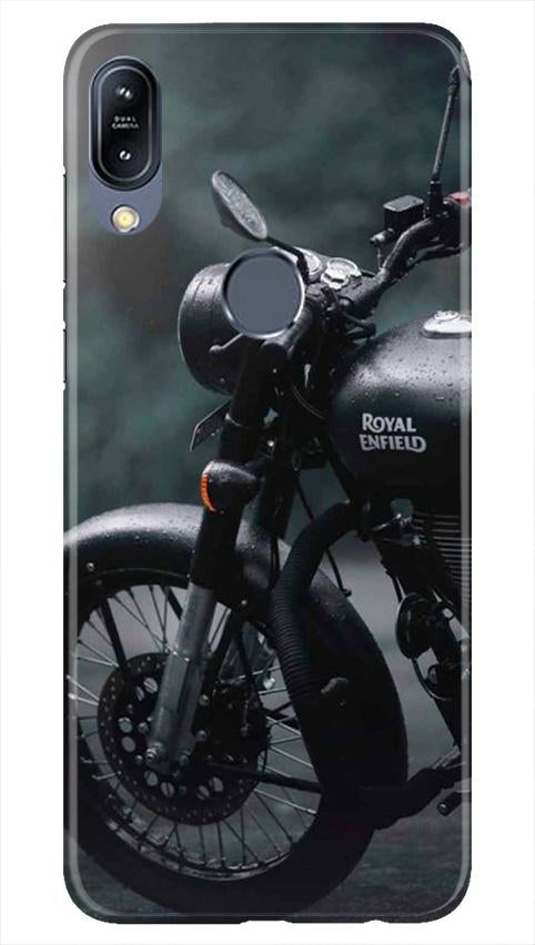 Royal Enfield Mobile Back Case for Asus Zenfone Max Pro M2 (Design - 380)