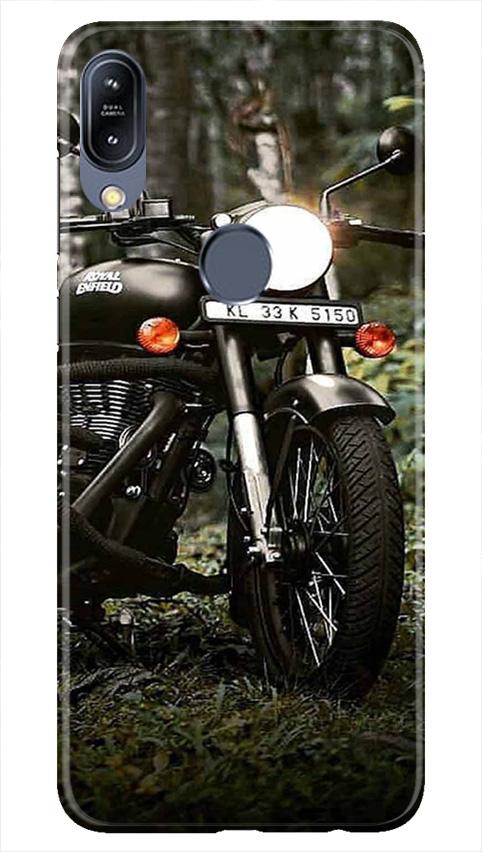 Royal Enfield Mobile Back Case for Asus Zenfone Max Pro M2 (Design - 384)