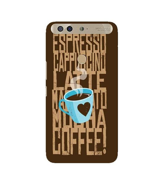 Love Coffee Mobile Back Case for Infinix Zero 5 (Design - 351)
