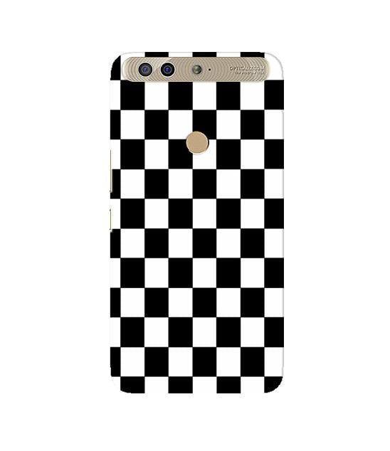 Black White Boxes Mobile Back Case for Infinix Zero 5 (Design - 372)