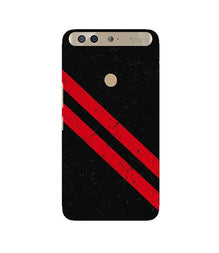 Black Red Pattern Mobile Back Case for Infinix Zero 5 (Design - 373)