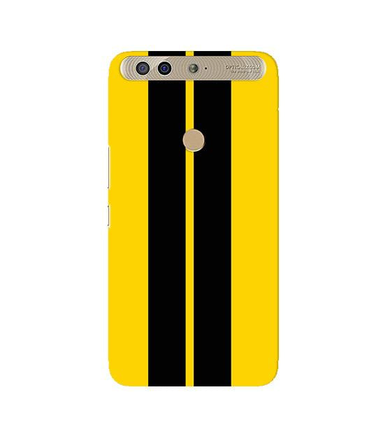 Black Yellow Pattern Mobile Back Case for Infinix Zero 5 (Design - 377)