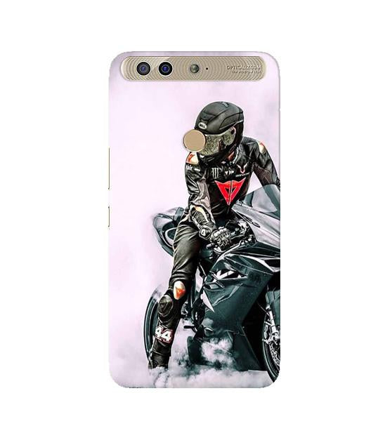 Biker Mobile Back Case for Infinix Zero 5 (Design - 383)