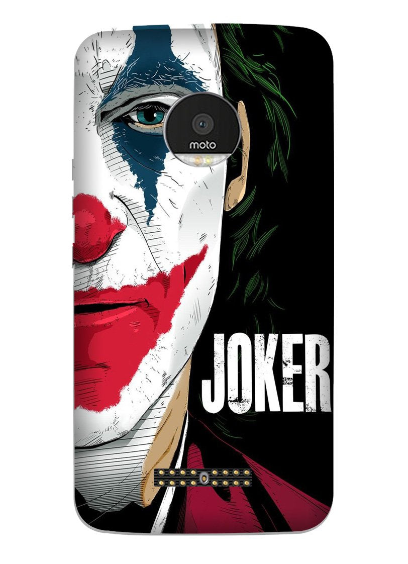 Joker Mobile Back Case for Moto Z2 Play (Design - 301)