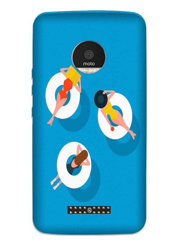 Girlish Mobile Back Case for Moto Z2 Play (Design - 306)
