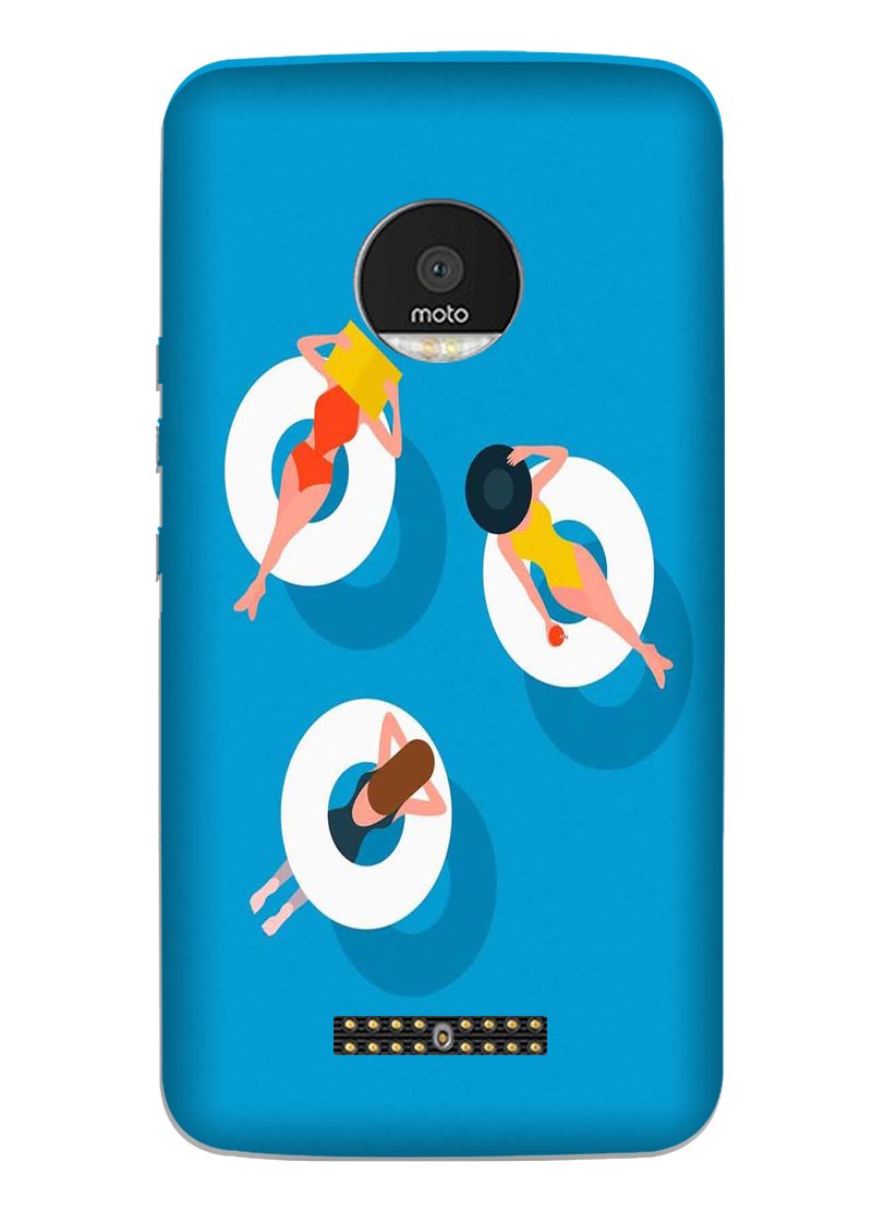 Girlish Mobile Back Case for Moto Z Play (Design - 306)