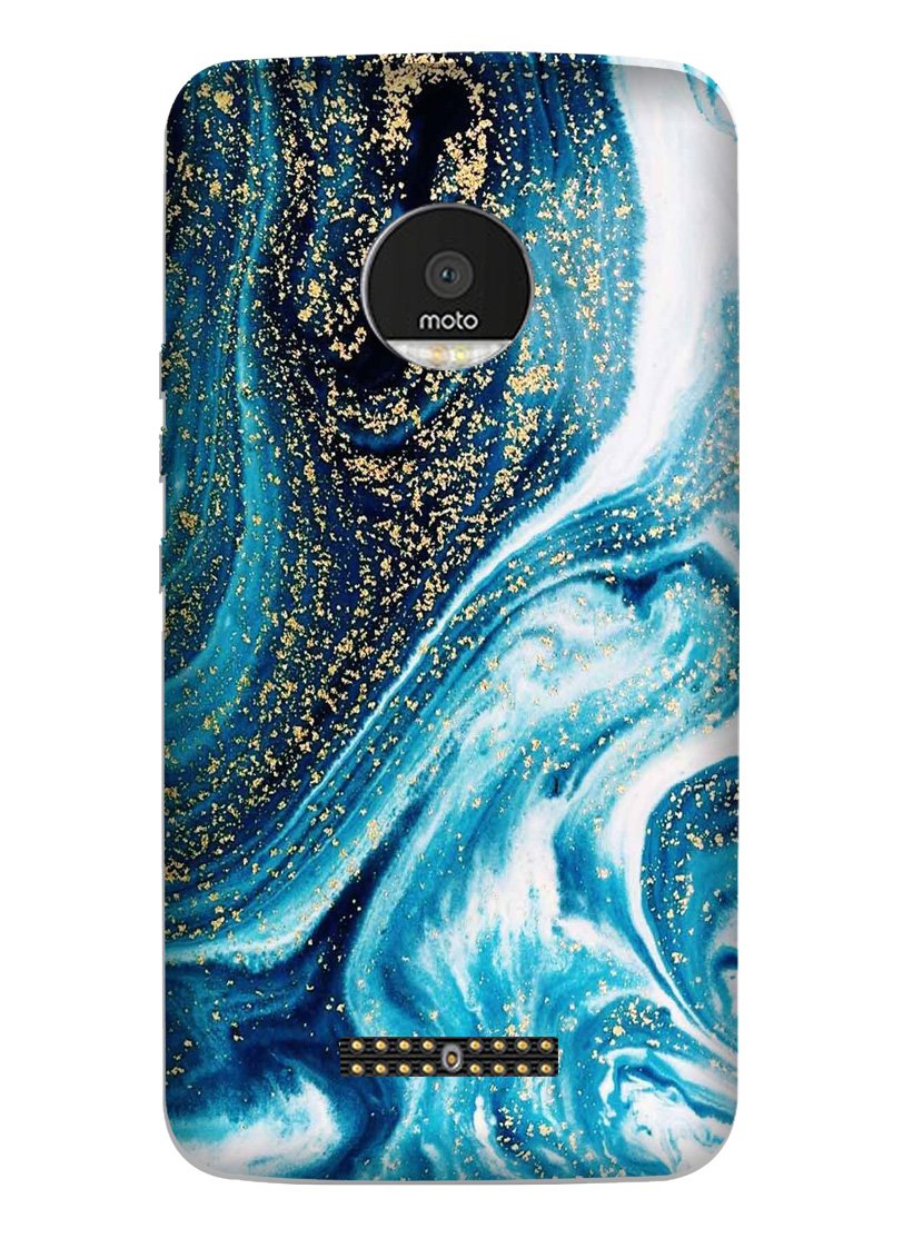 Marble Texture Mobile Back Case for Moto Z2 Play (Design - 308)