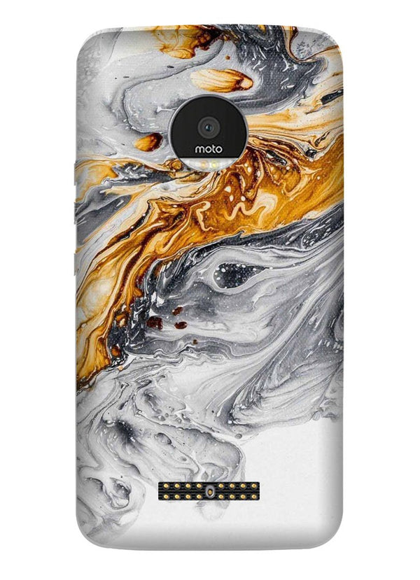 Marble Texture Mobile Back Case for Moto Z2 Play (Design - 310)