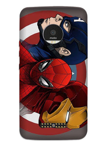 Superhero Mobile Back Case for Moto Z3 Play (Design - 311)