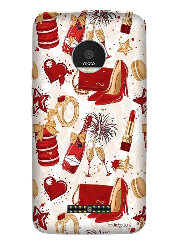 Girlish Mobile Back Case for Moto Z2 Play (Design - 312)