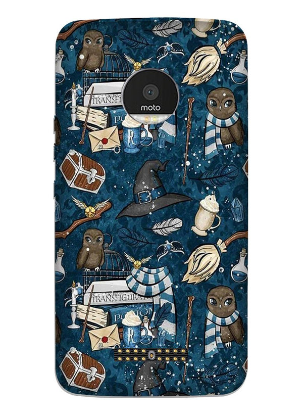 Magic Mobile Back Case for Moto Z3 Play (Design - 313)