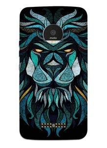 Lion Mobile Back Case for Moto Z2 Play (Design - 314)