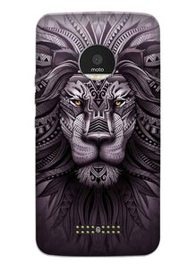 Lion Mobile Back Case for Moto Z Play (Design - 315)