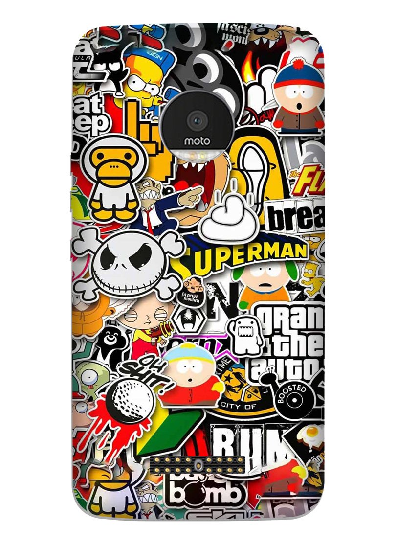 Designer Mobile Back Case for Moto Z Play (Design - 320)