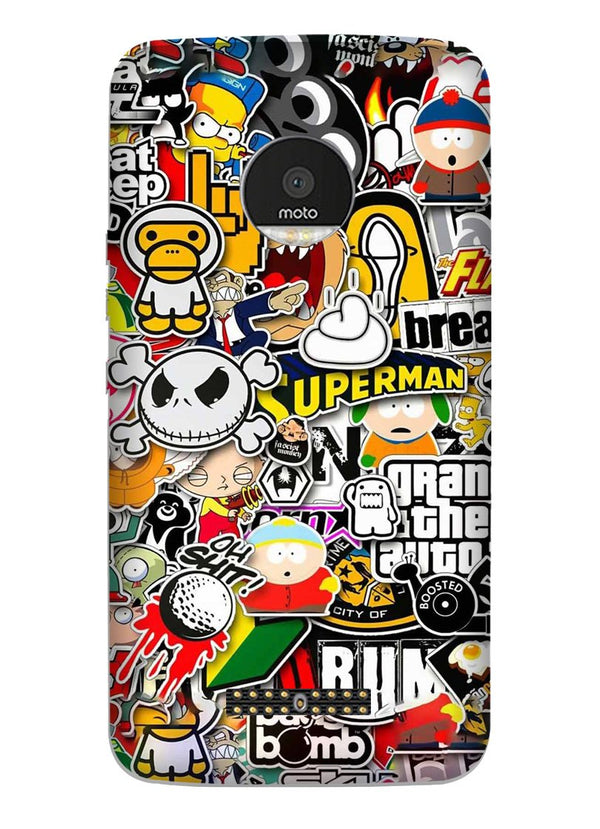 Designer Mobile Back Case for Moto Z2 Play (Design - 320)
