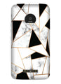 Marble Texture Mobile Back Case for Moto Z Play (Design - 322)