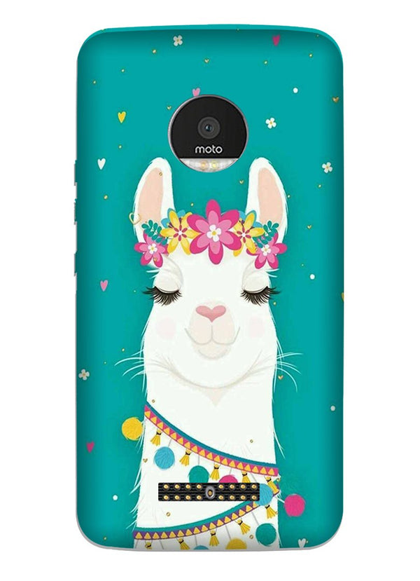 Camel Mobile Back Case for Moto Z Play (Design - 331)