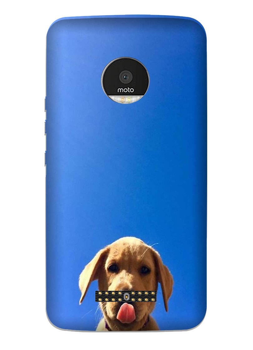 Dog Mobile Back Case for Moto Z Play (Design - 332)