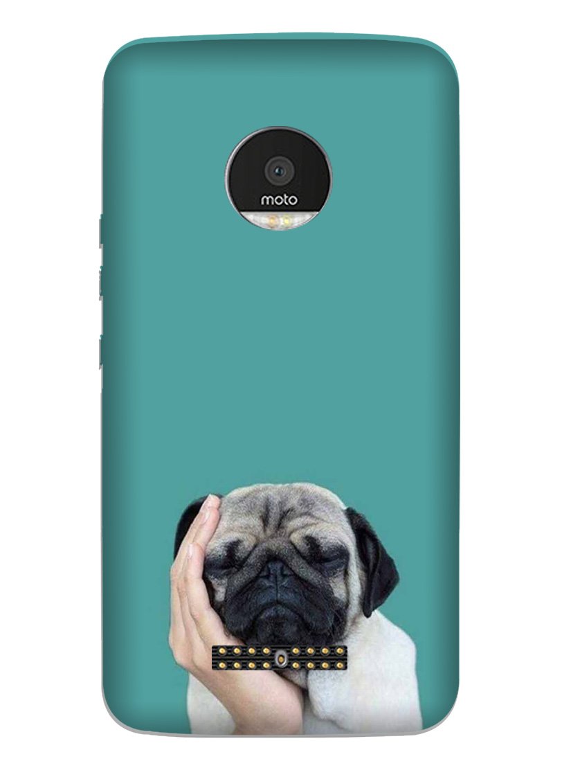 Puppy Mobile Back Case for Moto Z Play (Design - 333)