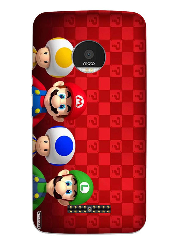 Mario Mobile Back Case for Moto Z3 Play (Design - 337)