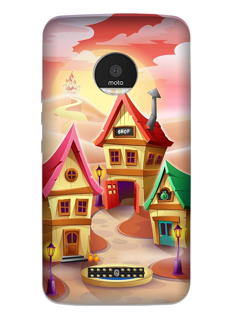 Sweet Home Mobile Back Case for Moto Z Play (Design - 338)
