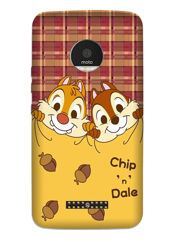Chip n Dale Mobile Back Case for Moto Z3 Play (Design - 342)