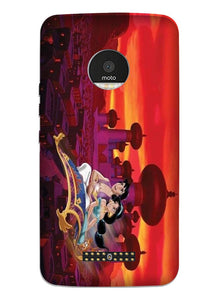 Aladdin Mobile Back Case for Moto Z2 Play (Design - 345)
