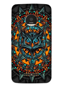 Owl Mobile Back Case for Moto Z Play (Design - 360)