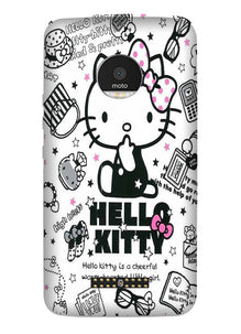 Hello Kitty Mobile Back Case for Moto Z2 Play (Design - 361)