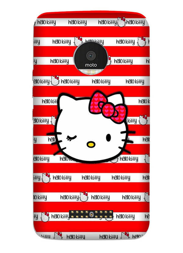 Hello Kitty Mobile Back Case for Moto Z3 Play (Design - 364)