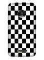 Black White Boxes Mobile Back Case for Moto Z Play (Design - 372)