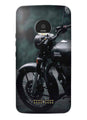 Royal Enfield Mobile Back Case for Moto Z Play (Design - 380)