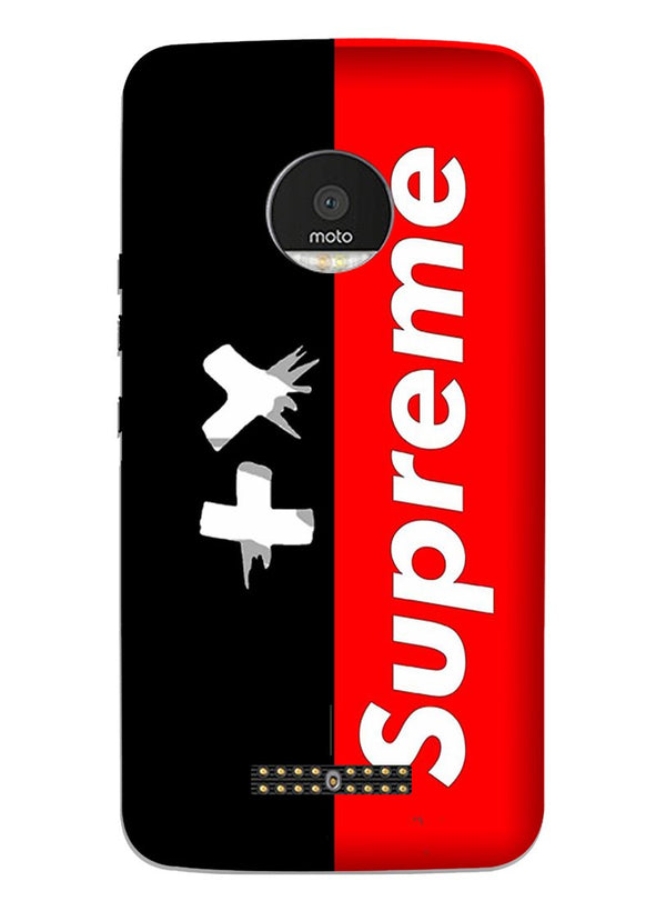 Supreme Mobile Back Case for Moto Z2 Play (Design - 389)