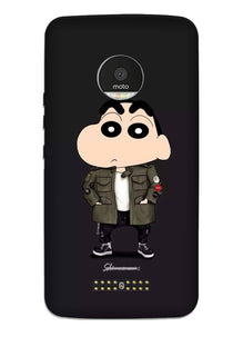 Shin Chan Mobile Back Case for Moto Z3 Play (Design - 391)