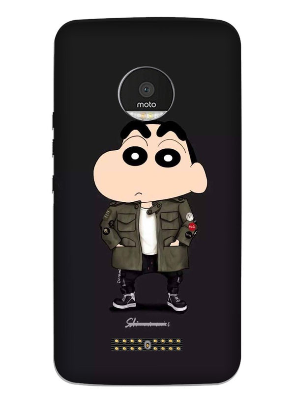 Shin Chan Mobile Back Case for Moto Z2 Play (Design - 391)