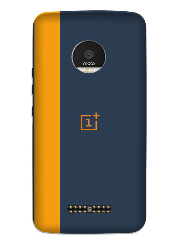 Oneplus Logo Mobile Back Case for Moto Z3 Play (Design - 395)