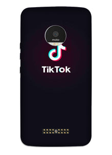 Tiktok Mobile Back Case for Moto Z Play (Design - 396)