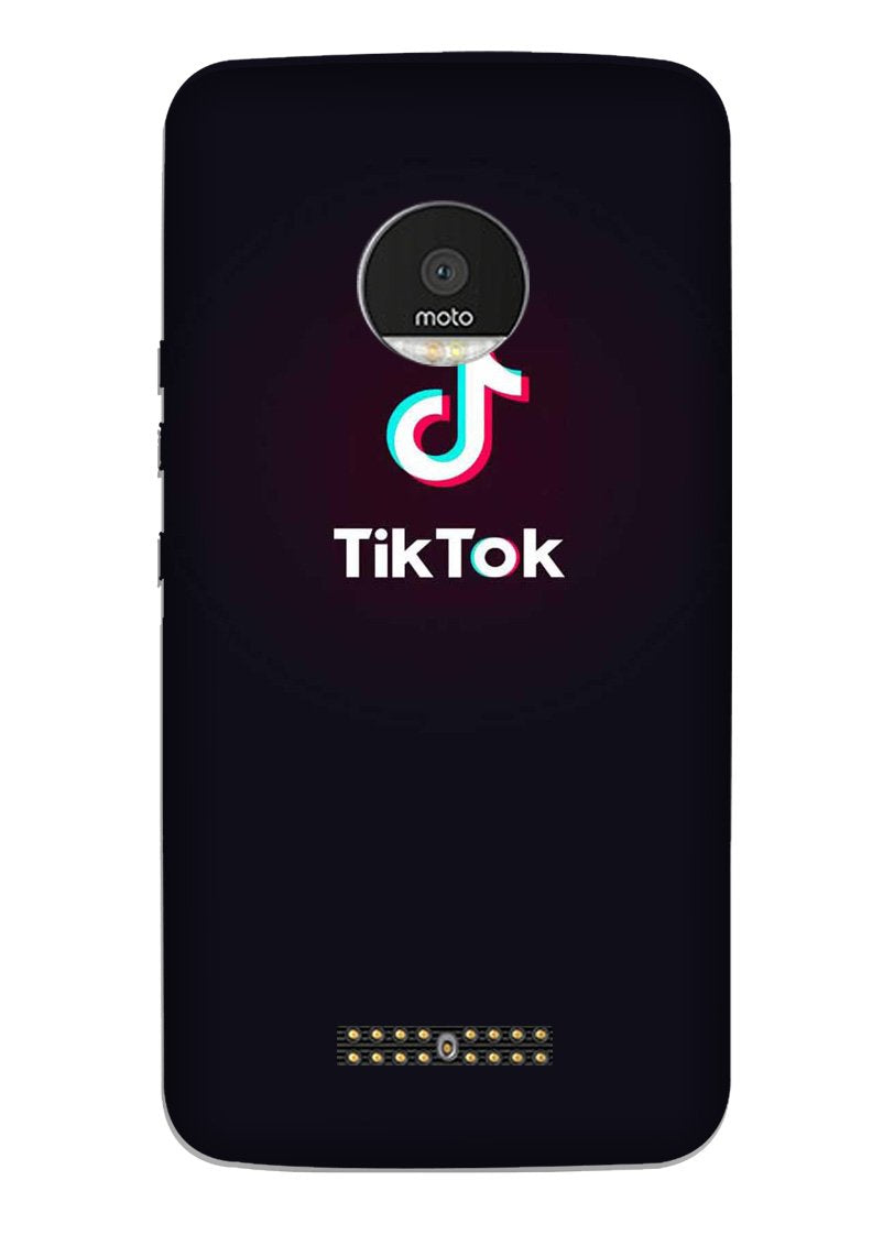 Tiktok Mobile Back Case for Moto Z2 Play (Design - 396)