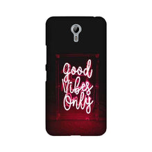 Good Vibes Only Mobile Back Case for Lenovo Zuk Z1 (Design - 354)