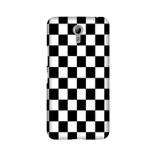 Black White Boxes Mobile Back Case for Lenovo Zuk Z1 (Design - 372)