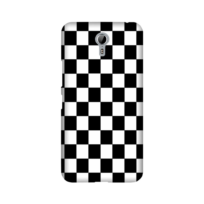 Black White Boxes Mobile Back Case for Lenovo Zuk Z1 (Design - 372)