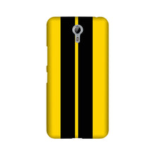 Black Yellow Pattern Mobile Back Case for Lenovo Zuk Z1 (Design - 377)