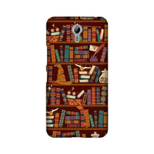 Book Shelf Mobile Back Case for Lenovo Zuk Z1 (Design - 390)