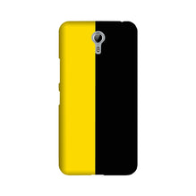 Black Yellow Pattern Mobile Back Case for Lenovo Zuk Z1 (Design - 397)